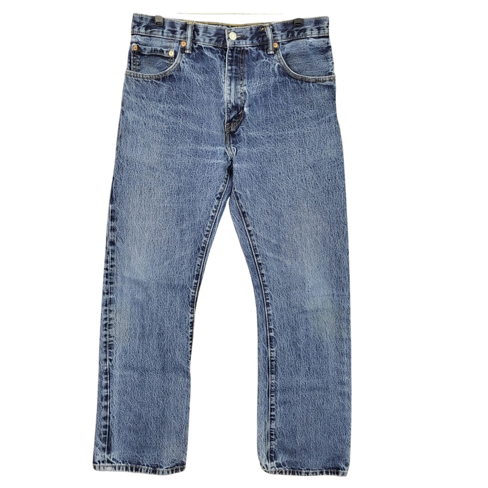 Levi's Men's Bootcut Jeans in Light Blue Denim